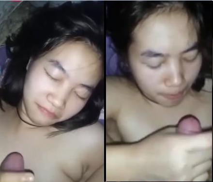 Anh yeu cu xuat tinh len mat em