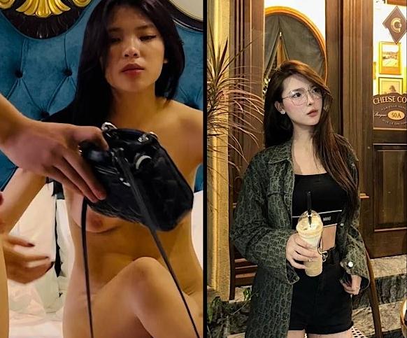 Hot Girl Vu Thu Hien di khach bi quay len