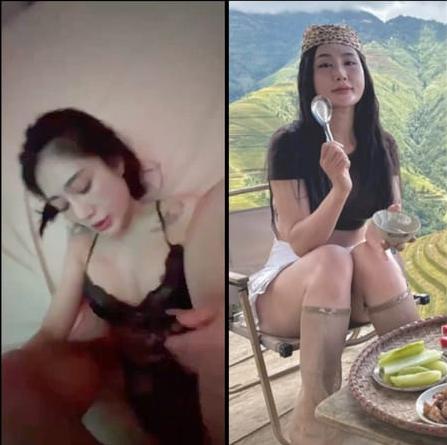 Hot tiktoker Quynh Trang lo clip bay lac xa do dit khau dam quang quai len dinh co giat
